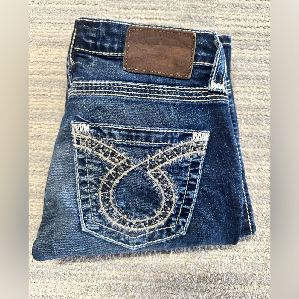 Big Star Jeans Womens 24R Boot Cut Liv Blue Denim Medium Wash Stretch Western